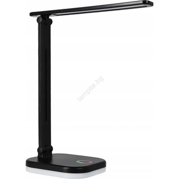 SmartLED Led rgbw димируема настолна лампа с безжично зареждане led/7w/5v usb черна (sd0090)