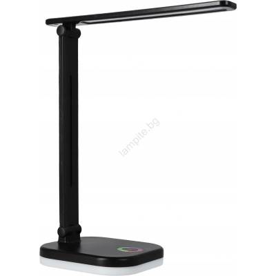 SmartLED Led rgbw димируема настолна лампа с безжично зареждане led/7w/5v usb черна (sd0090)