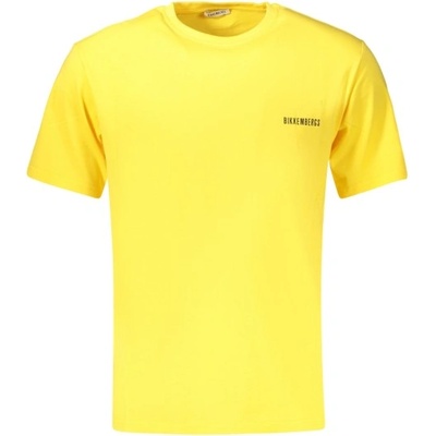 Bikkembergs Мъжка тениска с къс ръкав bikkembergs, Размер 2xl, Цвят Жълто (bkk2mts01_giyellow)