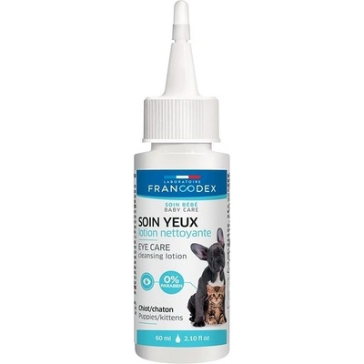 Francodex Roztok čistící na oči štěně, kotě 60 ml