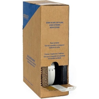 Brady BM-15x75-7643-WT / 312175, Bulk Linerless B-7643 cable tags, 15 mm x 75 mm