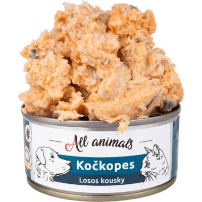 All Animals kočkopes Losos kousky 90 g