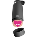 Pipedream PDX Plus Fuck Flask Secret Delight Discreet Stroker Grey Bottle Light