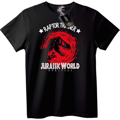 NOONEBRAND Тениска Ловец на Раптори Jurassic World - XS, Black