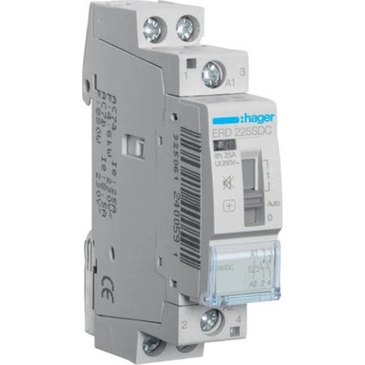 HAGER Stykač ERD225SDC 2S 25A 24VDC ERD225SDC