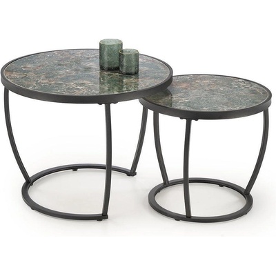 Холна маса Ines зелен мрамор