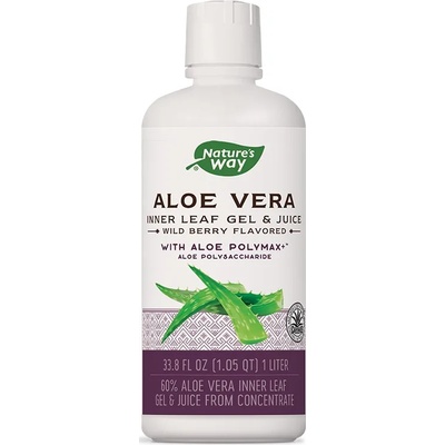 Nature's Way Aloe Vera, горски плодове, 1 l, Nature's Way