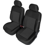  Комплект 1+1 Тапицерия Kegel за две единични предни седалки на Ford Focus 2003-2014 Mk2 Mk3 Черна Текстил