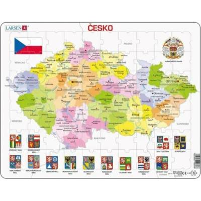 Dino Toys vzdělávací Česká republika kraje 70 dielov