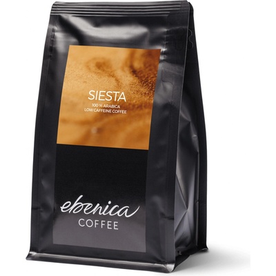 Ebenica Siesta nízkokofeinová káva zrnková 220 g
