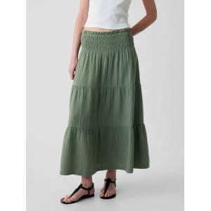 GAP Муселинова макси пола GAP GAP | Zelen | ЖЕНИ | XXS