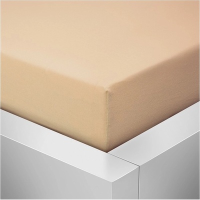 Tibex prostěradlo jersey Deluxe béžové 140-160x200-220