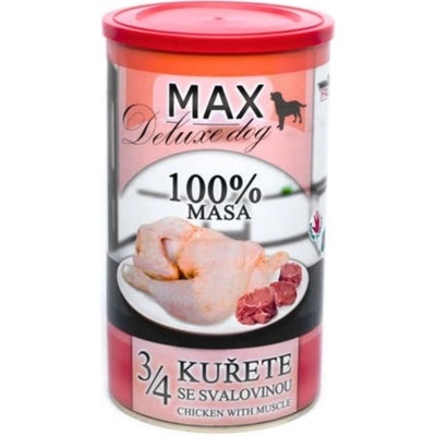Sokol Falco Max Deluxe Dog Adult 3/4 kuřete se svalovinou 1,2 kg