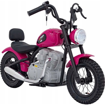 Joko elektrická Motorka Speed Power ružová
