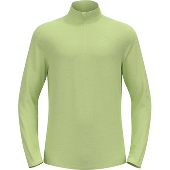 ODLO Мъжки поларен пуловер Odlo Midlayer 1/2 Zip Roy Fleece jumper - Shadow Lime / Lime Cream (005-3234-1111)