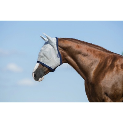 Horseware Maska proti hmyzu Amigo Silver Navy