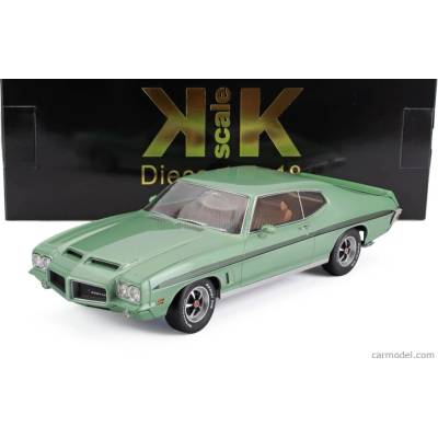 Kk scale Pontiac Le Mans Gto 1972 Světle Zelená Met 1:18