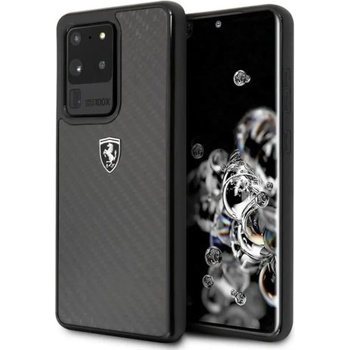 Ferrari Калъф Ferrari Heritage Carbon за Samsung Galaxy S20 Ultra, Black (3700740473405)