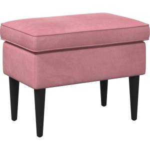 vidaXL Пуф за крака Розово 55 x 35 x 41 см Кадифе (42029990)
