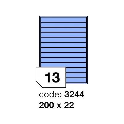 Rayfilm 200x22 mm 300 archů, matně modrá, R0123.3244D