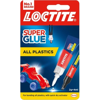 HENKEL ULTRA PLASTIC lepidlo vteřinové 2 g + 4 ml