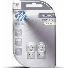 M-Tech W5W W2.1x9.5d 1 LED 12 V biele 2 ks LB081W