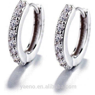 DELIS Сребърни обеци, jw685, класически дизайн, с родиево покритие (jw685)