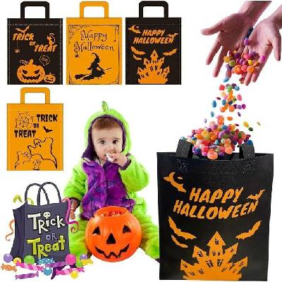 12 ks halloweenských tašek