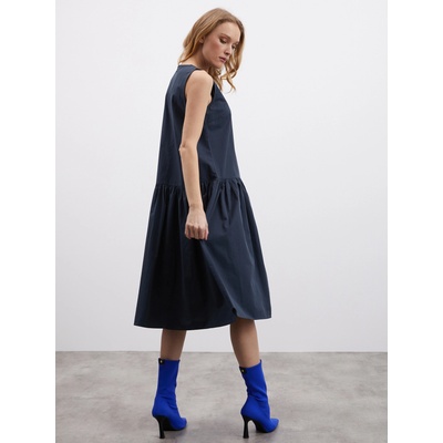 ZOOT. lab Тъмно сива дамска рокля с къдрички ZOOT. lab Urbana ZOOT. lab | Siv | ЖЕНИ | XS