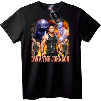 NOONEBRAND Тениска Dwayne Johnson - S, Black