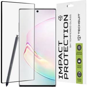Techsuit Протектор за Samsung Galaxy Note 10 - 111D Full Cover / Full Glue Glass / 3D Curved Screen - Черен