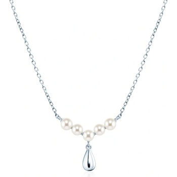 SAVICKI Колие Eterniàle, сребро, перли