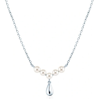 SAVICKI Колие Eterniàle, сребро, перли