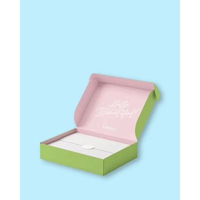 Ksisters Značková Darčeková Krabička - green&pink