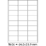 CDRmarket Самозалепващи етикети 64 x 33, 9 мм, 24 етикета, A4, 100 листа (R0ECO.5606A)