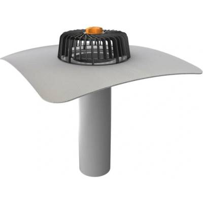 TOPWET TWJ BZ 110 PVC, střešní vpusť jednostěnná nezateplená DN100/40cm s PVC