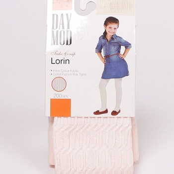 Детски чорапогащник в бледо-оранжев цвят 200 den