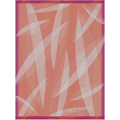 LE JACQUARD FRANÇAIS Octobre Rose 80 x 60 cm Oranžová