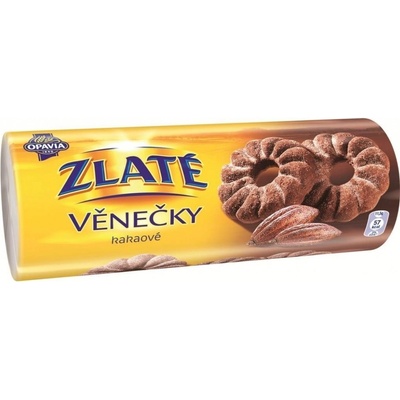 Opavia Zlaté Věnečky Kakaové 150 g