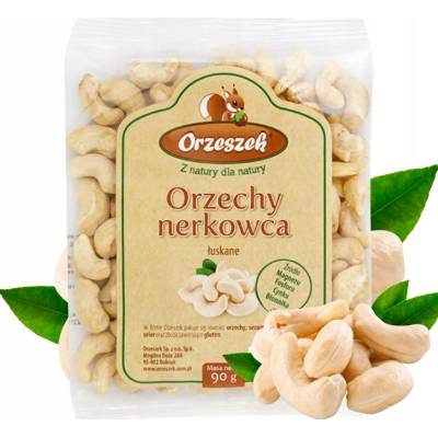 Orzeszek Orzechy nerkowca łuskane 90 g