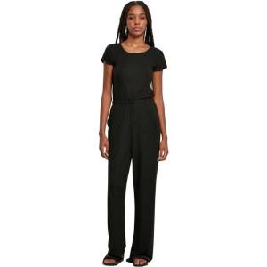 Urban classics Гащеризон Urban classics Wide short sleeve jumpsuit - Black (Black)