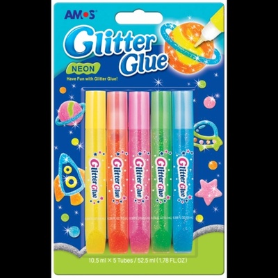 Glitrové lepidlo neon 5 x 10,5 ml – Zbozi.Blesk.cz