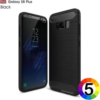 Huawei Samsung Galaxy S8 Plus Удароустойчив Carbon Fiber Калъф и Протек