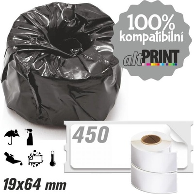 Štítky AltPrint[Dymo] LW Durable - odolné, 19x64, 450ks