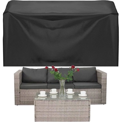 Springos Exterio Kryt na zahradní nábytek 200x160x70 cm, černý – Hledejceny.cz