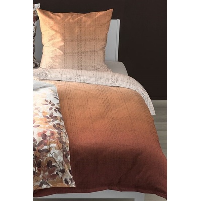 Bierbaum obliečky flanel 3773 Terracotta 135x200 80x80