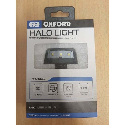 OXFORD LED podsvětlení registrační značky HALO - tři silné diody