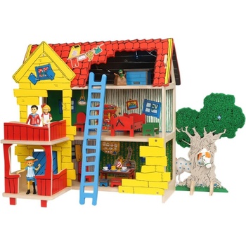 Pippi Дървена къща за кукли Pippi - Вила Вилекула (44383500)