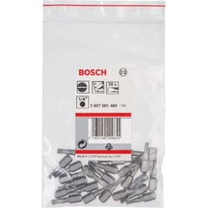 Bosch - Комплект битове S0, 6x4, 5, дължина 25 мм, 25 бр. 2607001460 (2607001460)