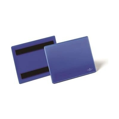 DURABLE Logistické vrecko, A6, na šírku, DURABLE, magnetické, tmavomodré